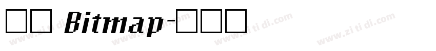 音标 Bitmap字体转换